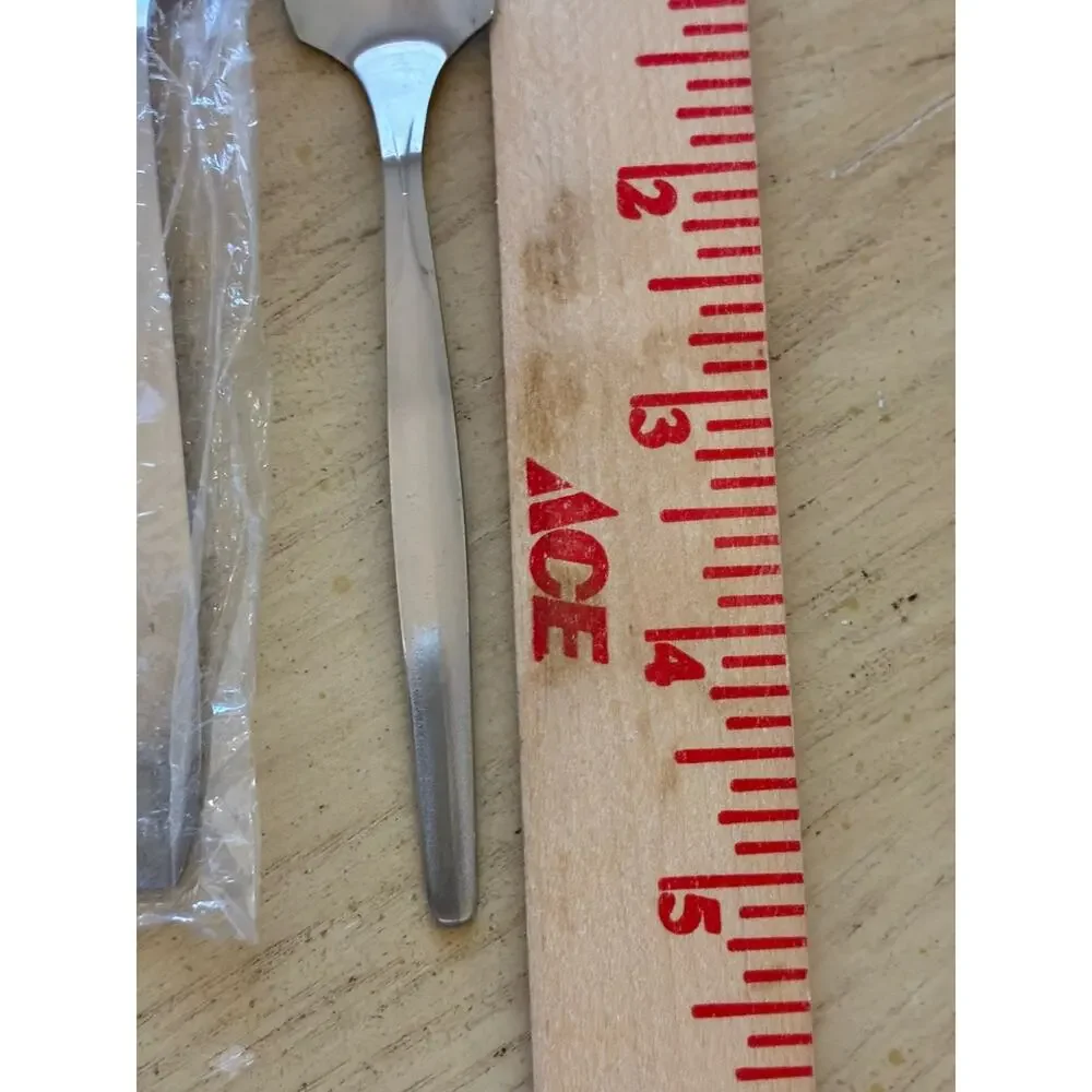 Lot 10 Stainless Steel Serrated Fruit Spoons Citrus Grapefruit China NEW NOS